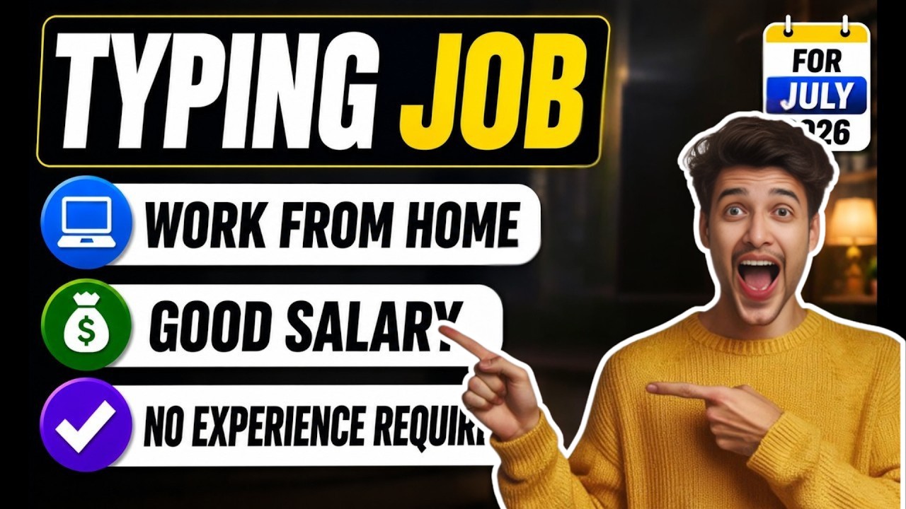 🔥 Part Time Data Entry Work From Home Job September 2026 | Everyone Apply | Book Keeping!