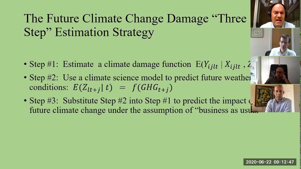 Matthew E. Kahn's Lecture at the June 22nd 2020 3rd Annual LSE Workshop in Environmental Economics