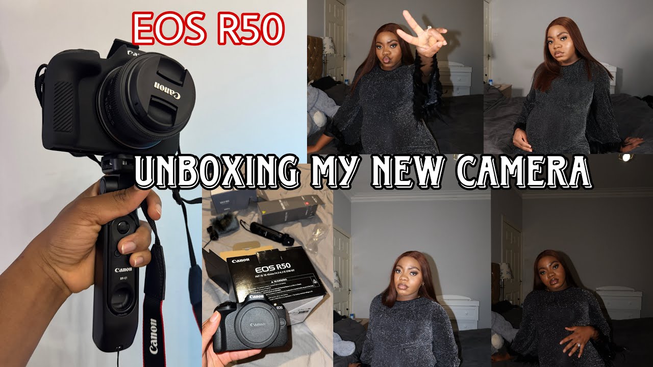 Unboxing Canon EOS R50 Camera + Accessories | Perfect push gift from Hubby