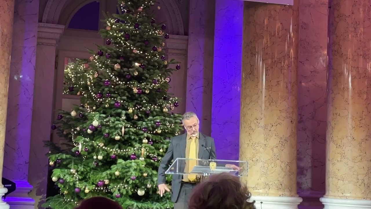 Rede Behindertenrats-Präsident Klaus Widl beim Weihnachtsempfang für Menschen mit Behinderungen