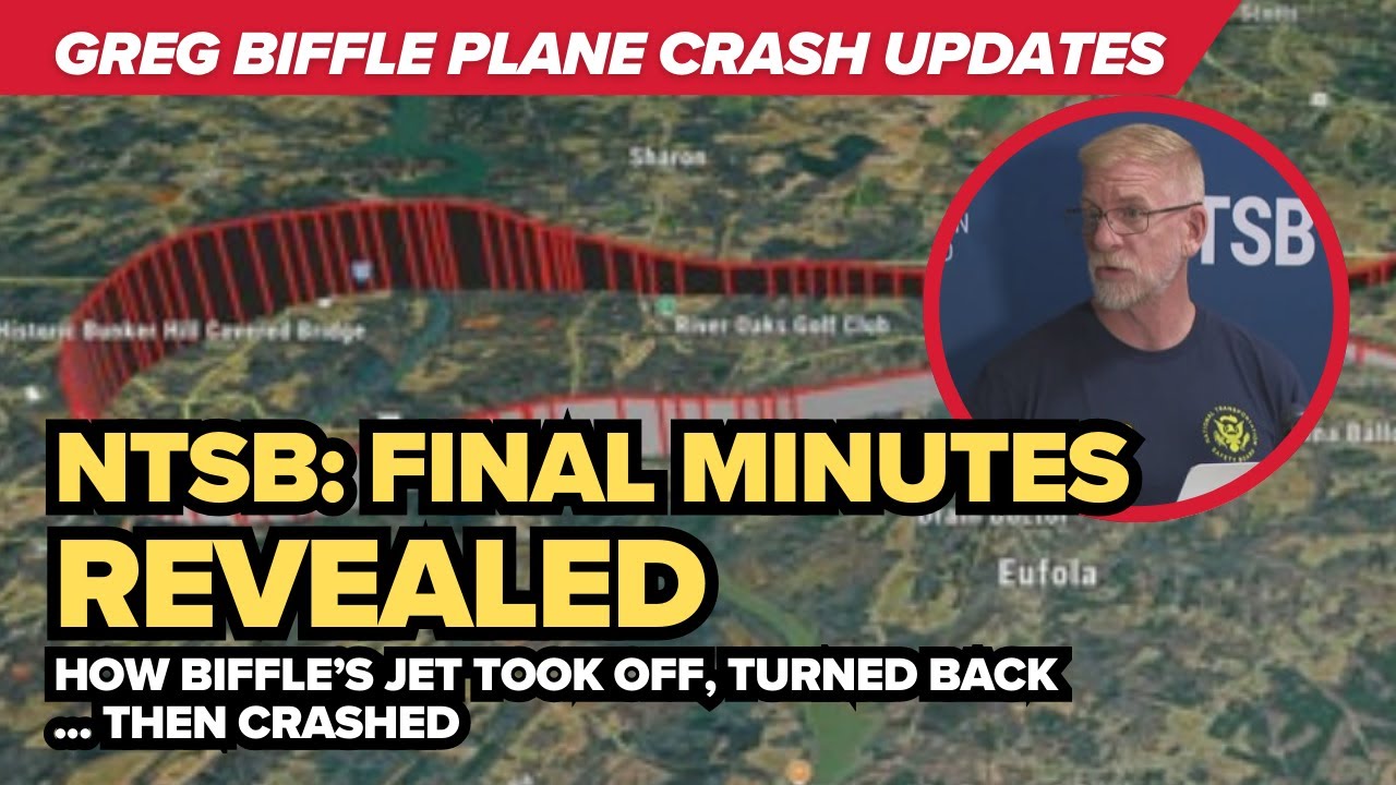 NTSB details final minutes of Greg Biffle&rsquo;s fatal flight