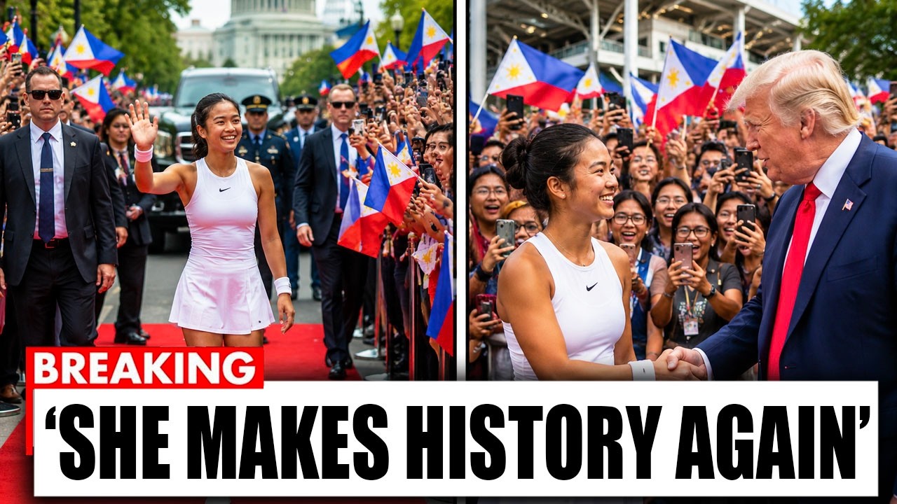 CROWD GOES WILD! Trump Welcomes Alex Eala At Washington WTA 500!