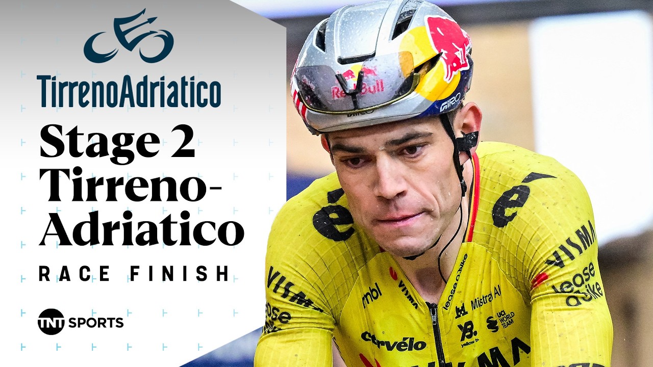 EPIC GRAVEL BATTLE 💥 | Men's Elite Stage 2 Tirreno-Adriatico 2026 Final KM's | TNT Sports Cycling
