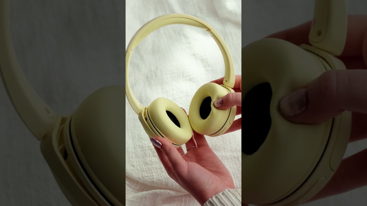 The WH-CH520 Wireless Headphones available now in yellow and pink!