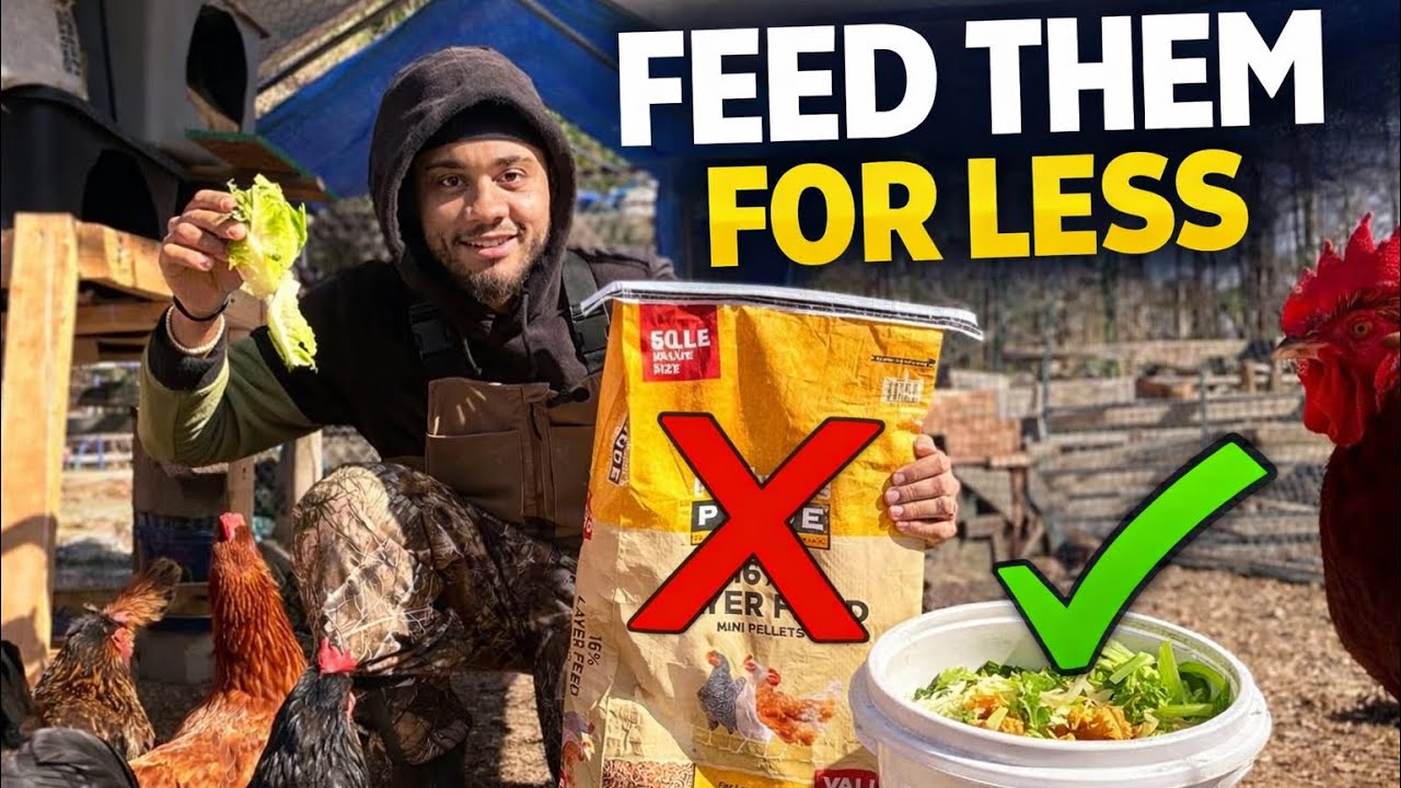HOW I FEED MY CHICKENS FOR CHEAP (Without Hurting Egg Production) 