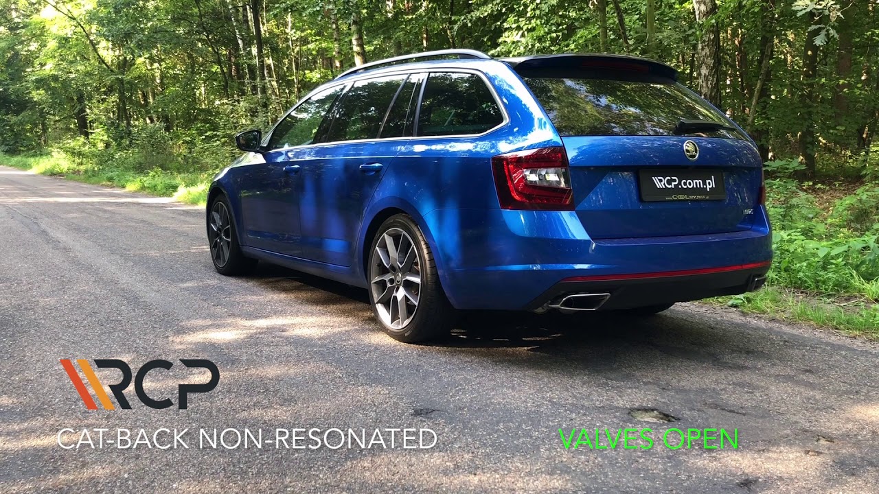 Skoda Octavia RS 2.0 TSI | RCP Exhausts | Cat-Back Exhaust + Valves