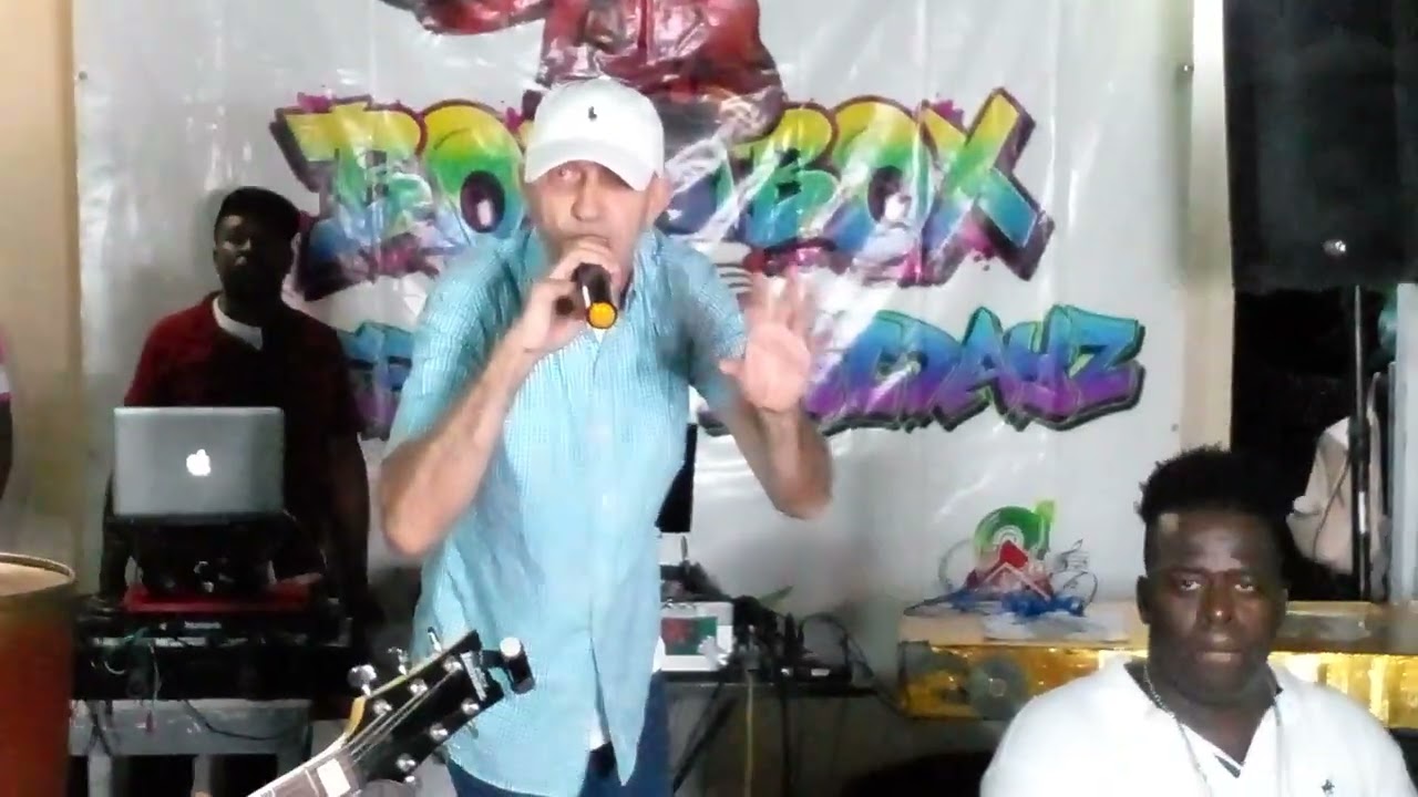DOMINIC FAVOR BOY GEORGE, HIT SONG LIVE PERFORMANCE ON BOOMBOX