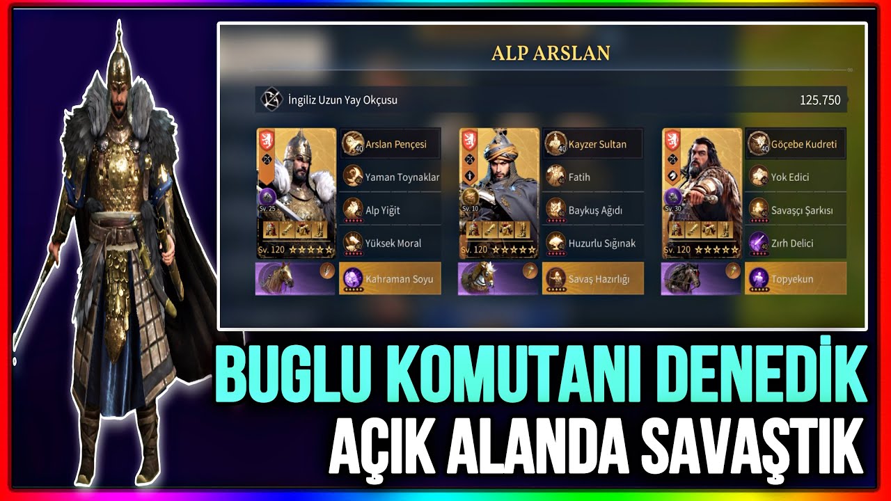 BUGLU ALPARSLAN DENEMESİ - AGE OF EMPİRES MOBİL - ALP ARSLAN REHBER