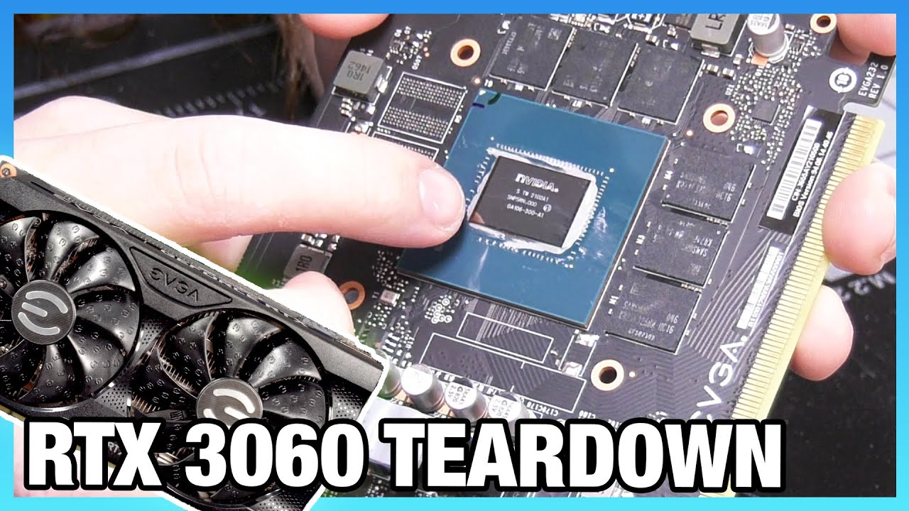 Taking Apart a Non-Existent GPU: EVGA RTX 3060 XC Black Tear-Down