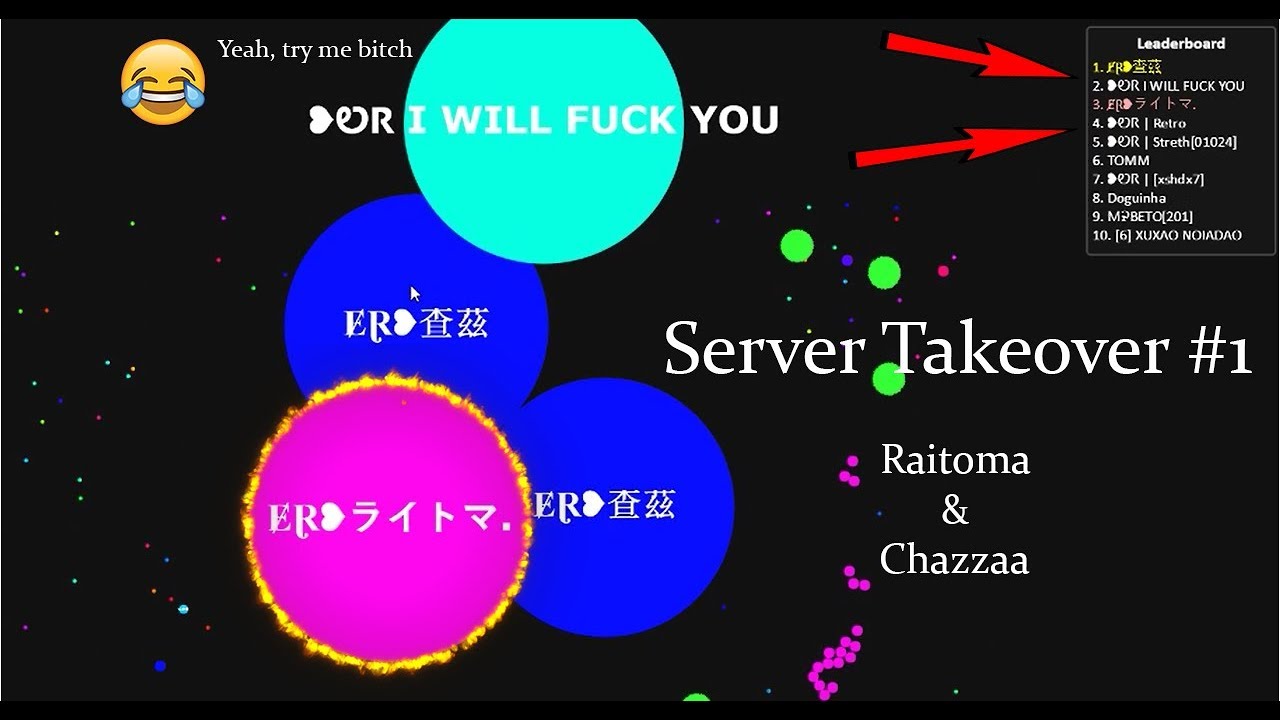 Gota.io - Raitoma & Chazzaa vs Uprising Rivals - Server Takeover #1