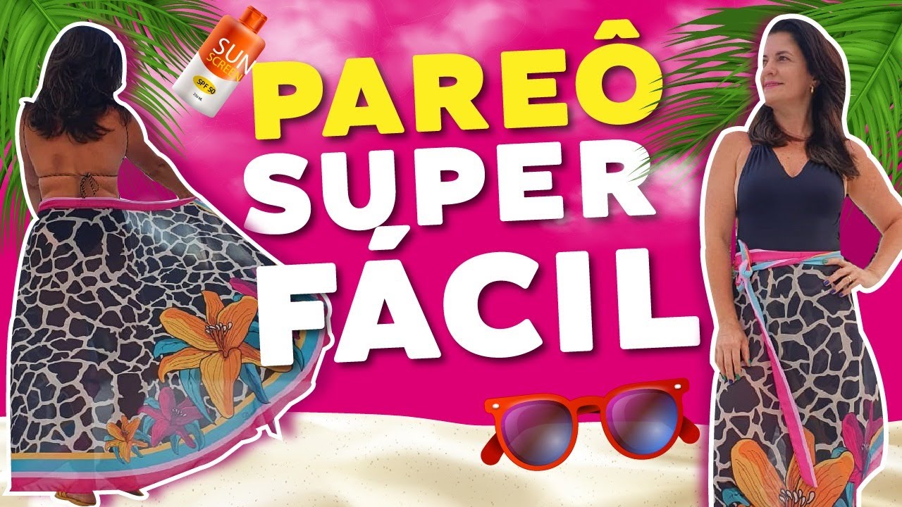 Costure a sua saia PAREÔ Super fácil, em 30 minutos