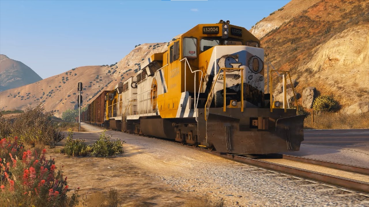 Overhauled Trains Railfanning #3 - Grand Theft Auto V