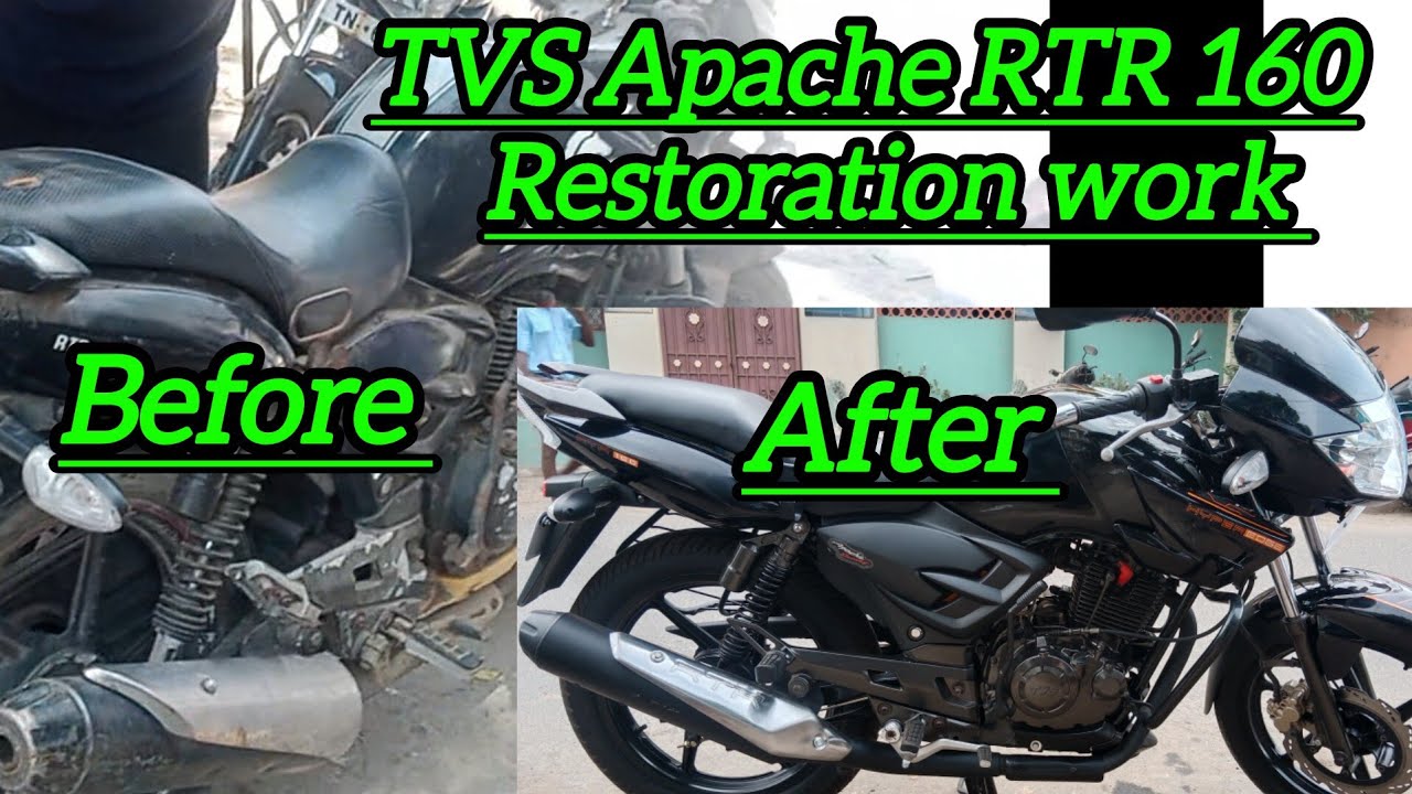 TVS APACHE RTR 160 RESTORATION WORK