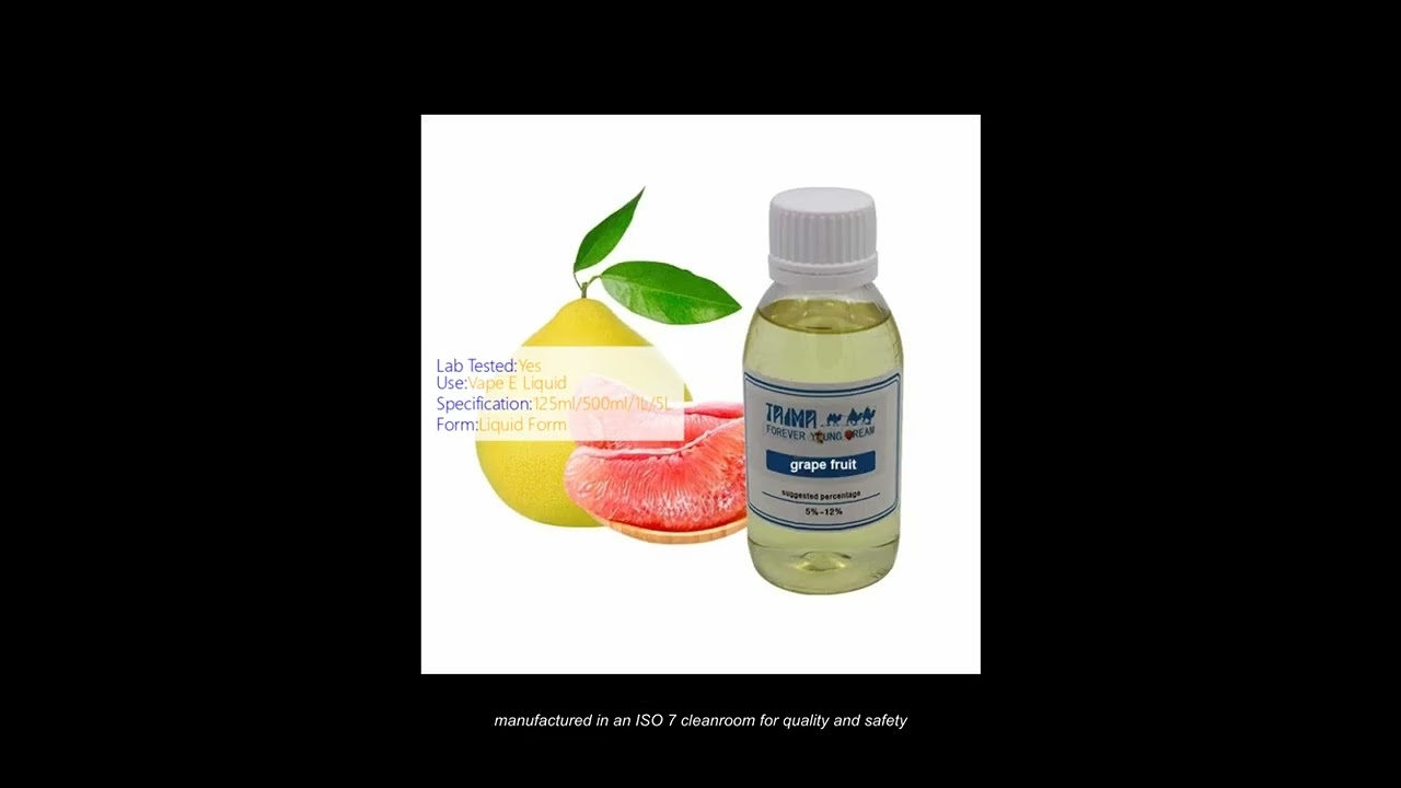 E-liquid fruit flavor  ISO 7 Cleanroom Manufacturing Process for Buyers