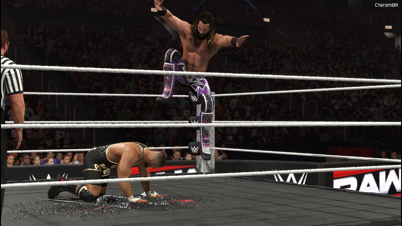 WWE 2K26 Seth Rollins vs. Bron Breakker Extreme Rules Match Raw