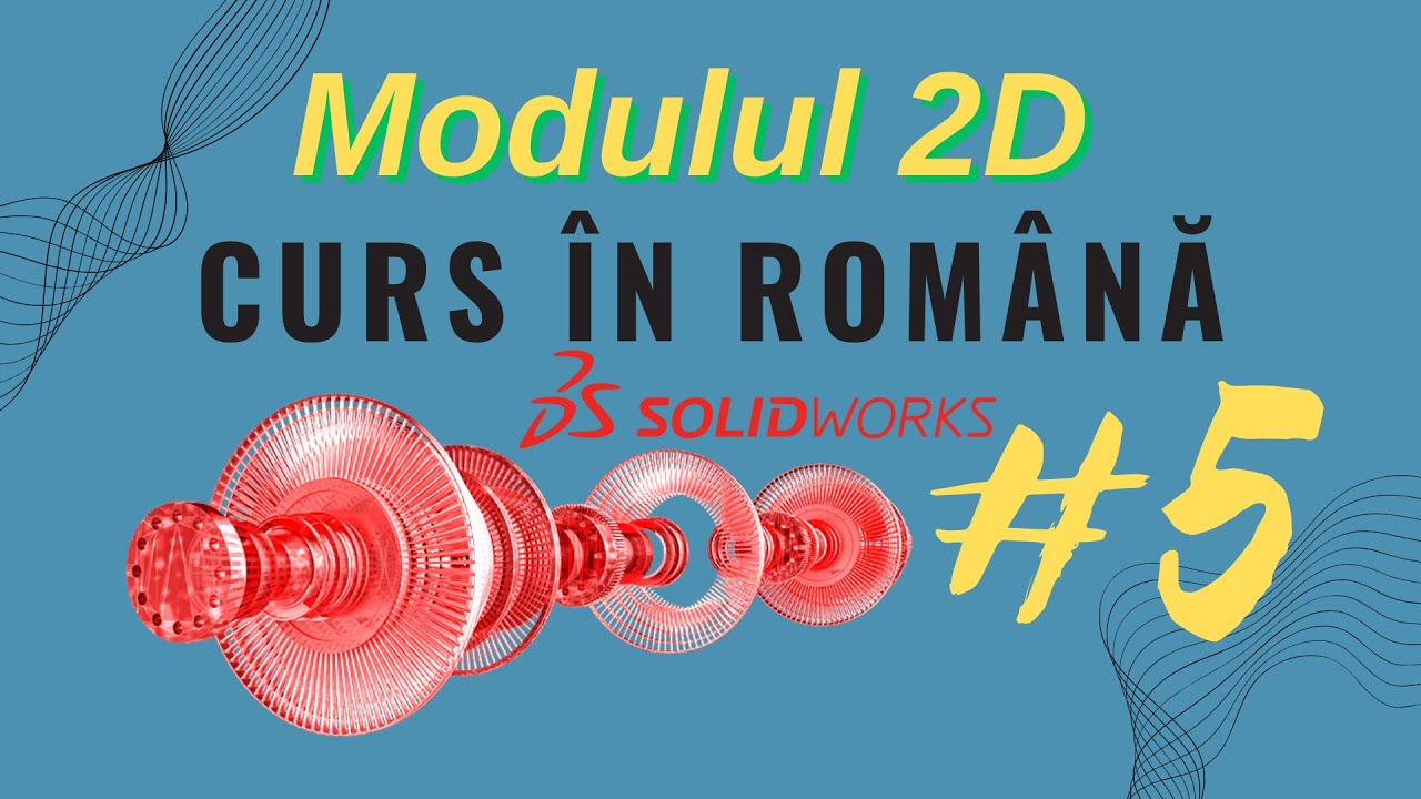 Cum faci Desenul Tehnic a unei piese 3D. De la 3D la 2D. SolidWorks în română. Curs de SolidWorks.