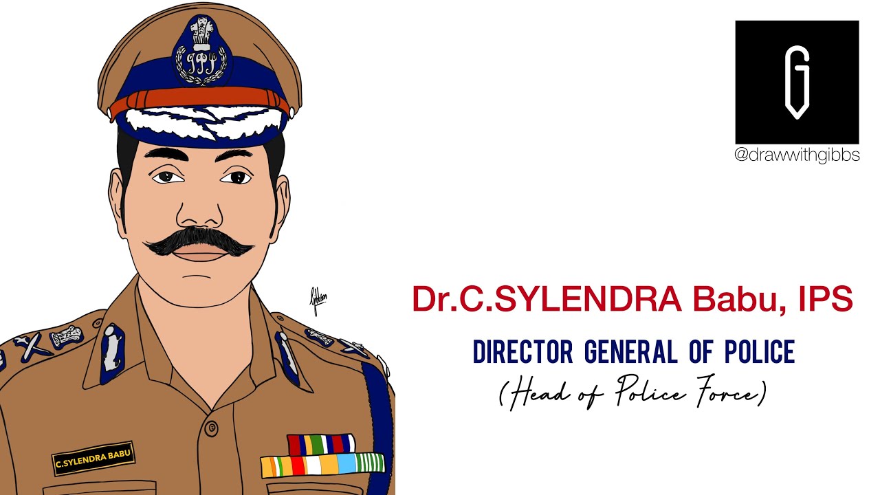Dr.C. Sylendra Babu Drawing ✍🏻 | #DigitalArt Draw with Gibbs