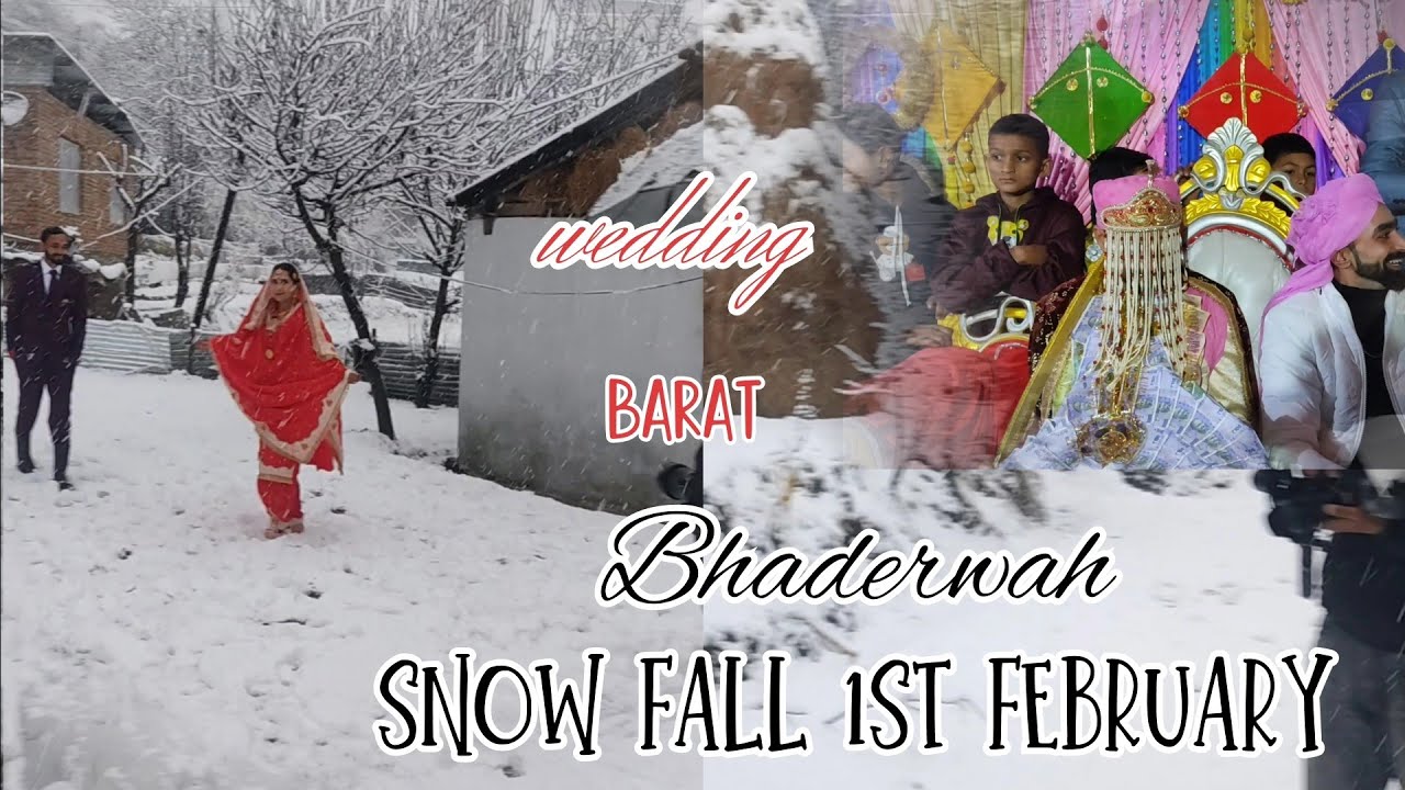 NOWSHERA TO BHADERWAH TRIP || SNOW FALL || BHARAT || FUNNY || ENTERTAINMENT || VLOG 2024
