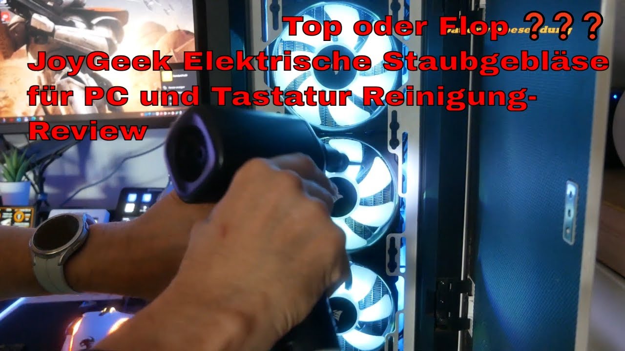 Top oder Flop ❓❓❓JoyGeek Elektrische Staubgebläse für PC und Tastatur Reinigung-Review