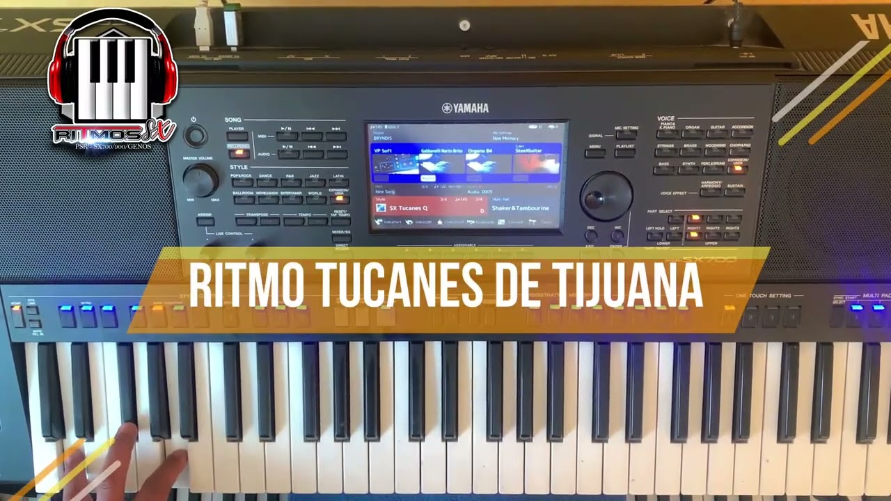 RITMO TUCANES DE TIJUANA YAMAHA PSR SX600 SX700 SX900 GENOS