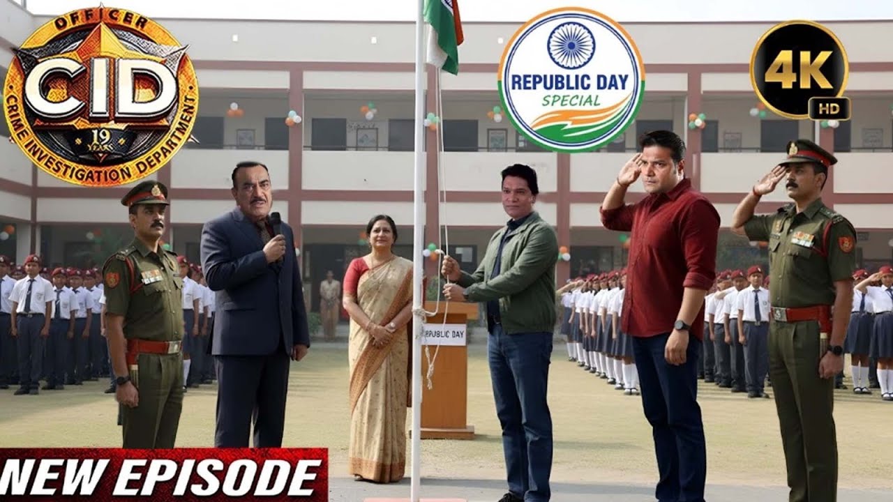 Republic Day पर CID Team और Police Officers ने मिलकर किया Flag Hosting | CID New Episodes 2026