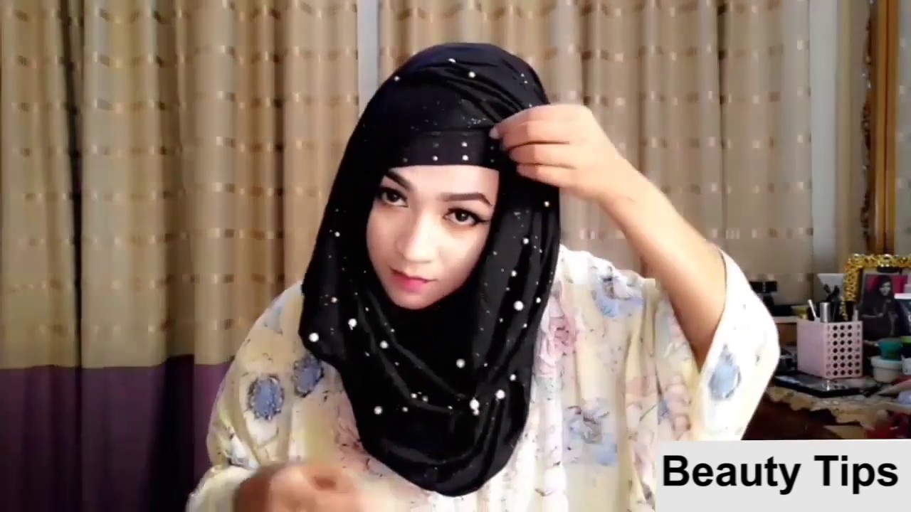 Eid special Hijab Tutorial for Saree and Kamij   2017  ❤ Beauty Tips