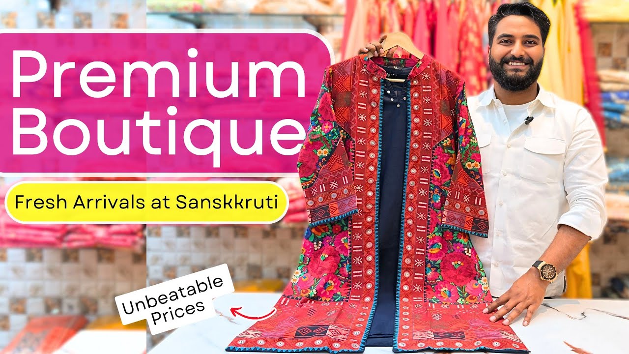 PARTY WEAR COLLECTION / CORD SETS , COTTON SUITS & MORE DESIGNER BOUTIQUE AT SANSKKRUTI