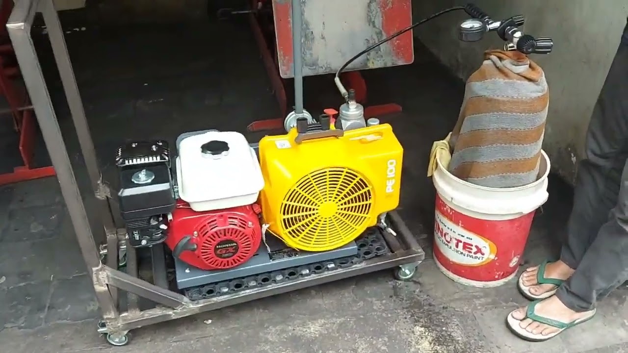 Training pengoperasian kompressor Bauer PE 100