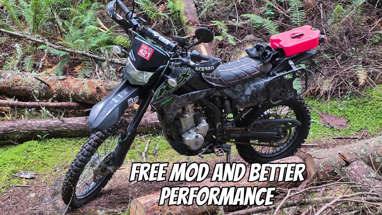 Must Do Mod For The KLX 300. Secondary Throttle Plate Removal How To / Test Ride