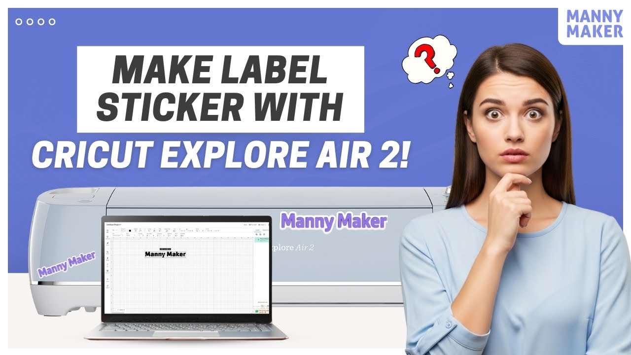 Как сделать наклейки с помощью Cricut Explore Air 2? (Простые шаги!) #howto #cricut #labelsticker