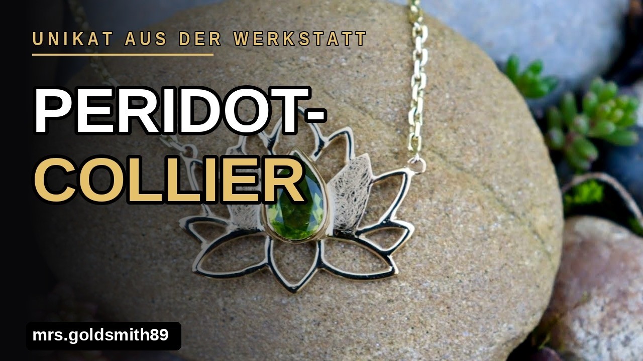 Unikat aus der Werkstatt: ✨Peridot-Collier: Warum dieser Stein in Silber so anders wirkt.