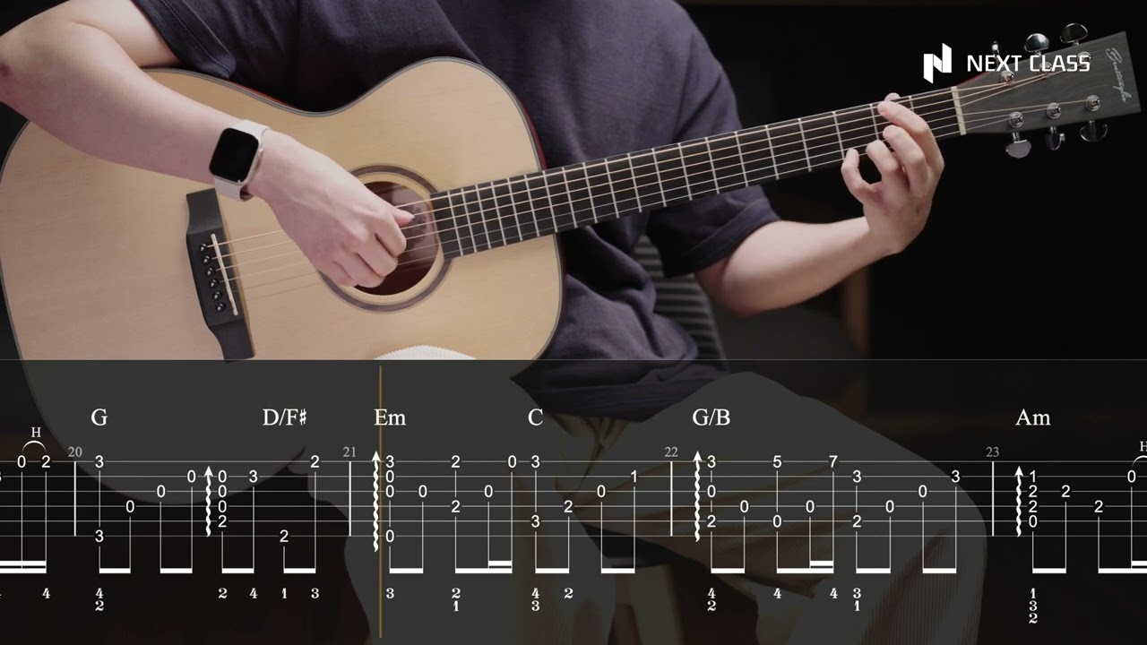 히로시의 회상 - 짱구는 못말려 OST 핑거스타일 기타 배우기 (Slow & Tab)