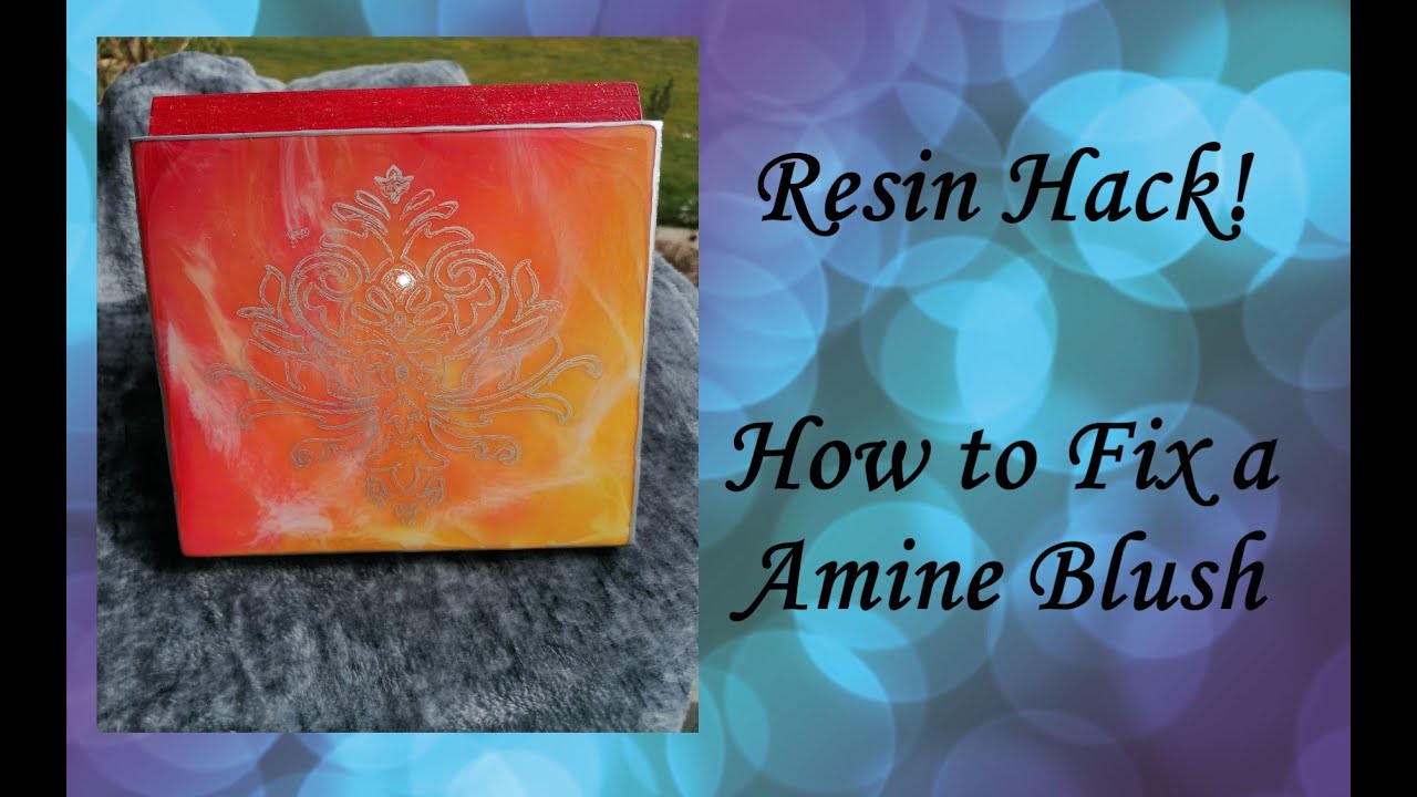 264. Resin Hack - Amine Blush on Epoxy Resin (ruff Surface kinda) - english