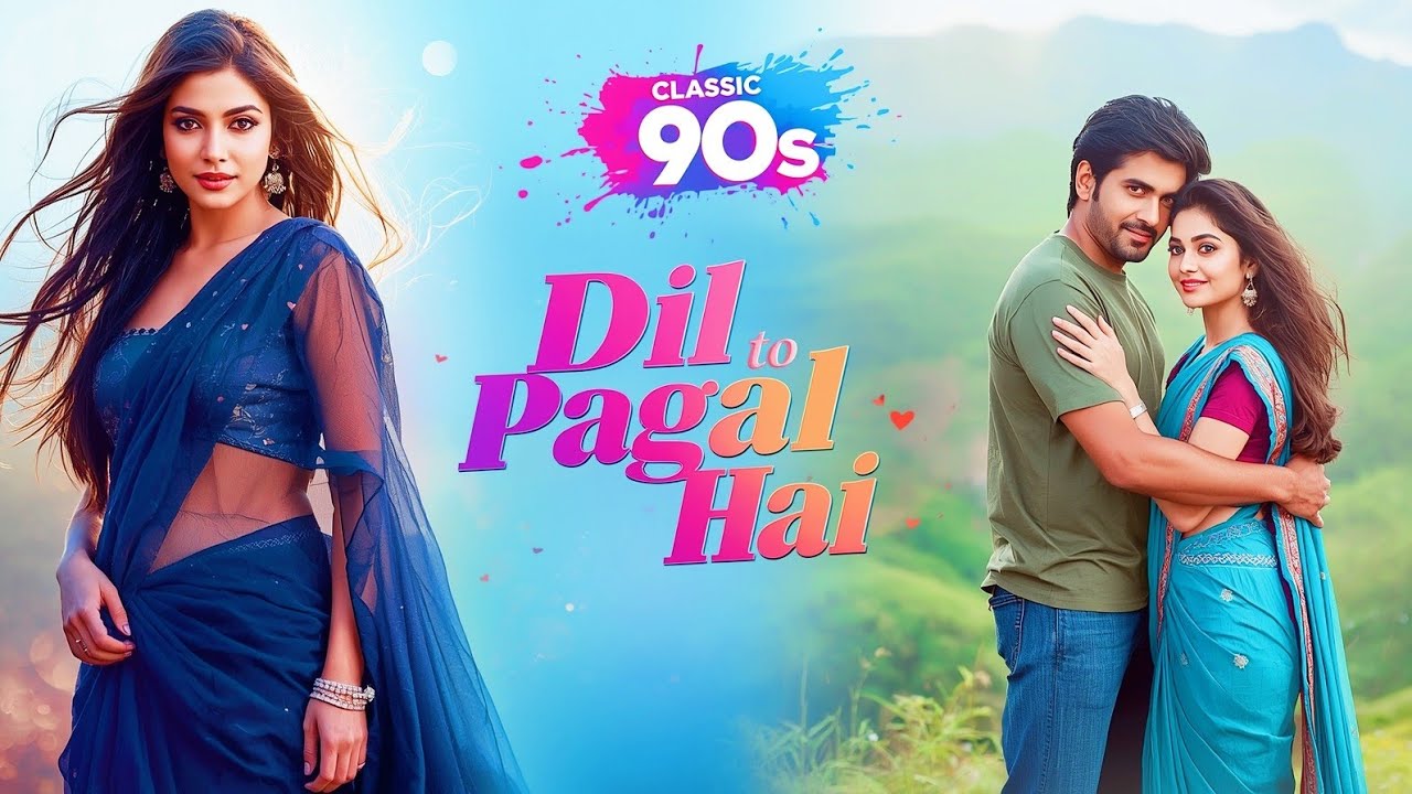 Dil To Pagal Hai 💕 New Romantic Hindi Song | Heart Touching Love Song | 90s Feel Music Style
