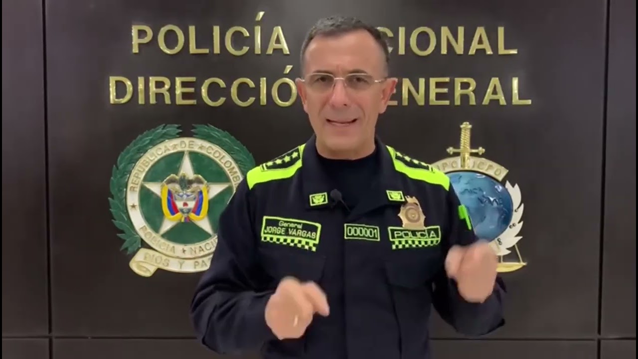 General Jorge Luis Vargas Valencia Director de la Polic&iacute;a Nacional