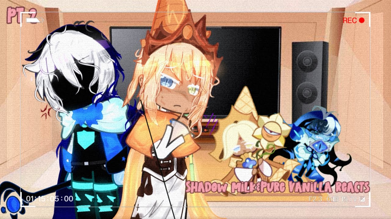 SHADOWMILK и PUREVANNILA РЕАКТИРУЮТ…/CRK COOKIE RUN KINGDOM/GACHA/ANGST/PT2/2X SPEED/SUB😉