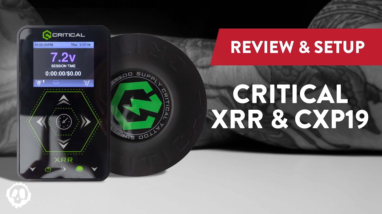 Critical XRR Tattoo Power Supply & CXP19 Wireless Foot Pedal | Review, Setup & Unboxing