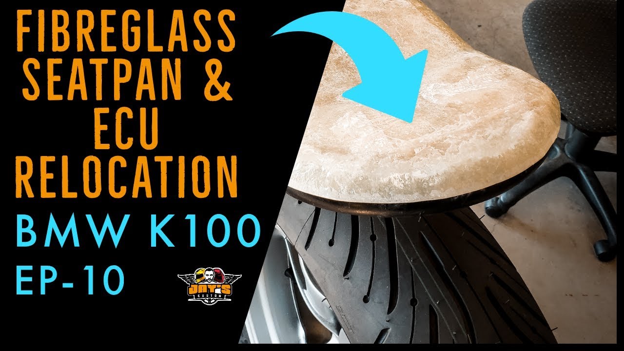 Fibreglass Seat Pan & ECU Relocation Part 1 - BMW K100