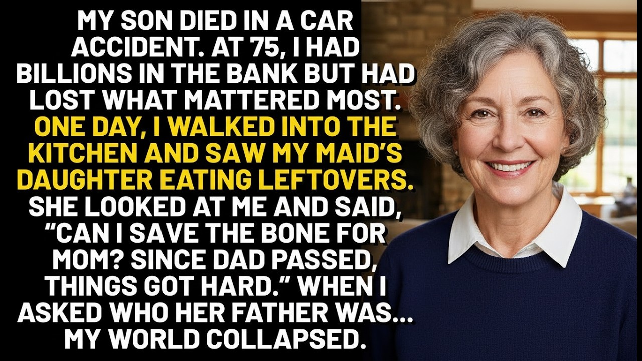 Billionaire Grandma Finds His Maid's Daughter Hiding To Eat Leftovers — His Reaction Will Shock You