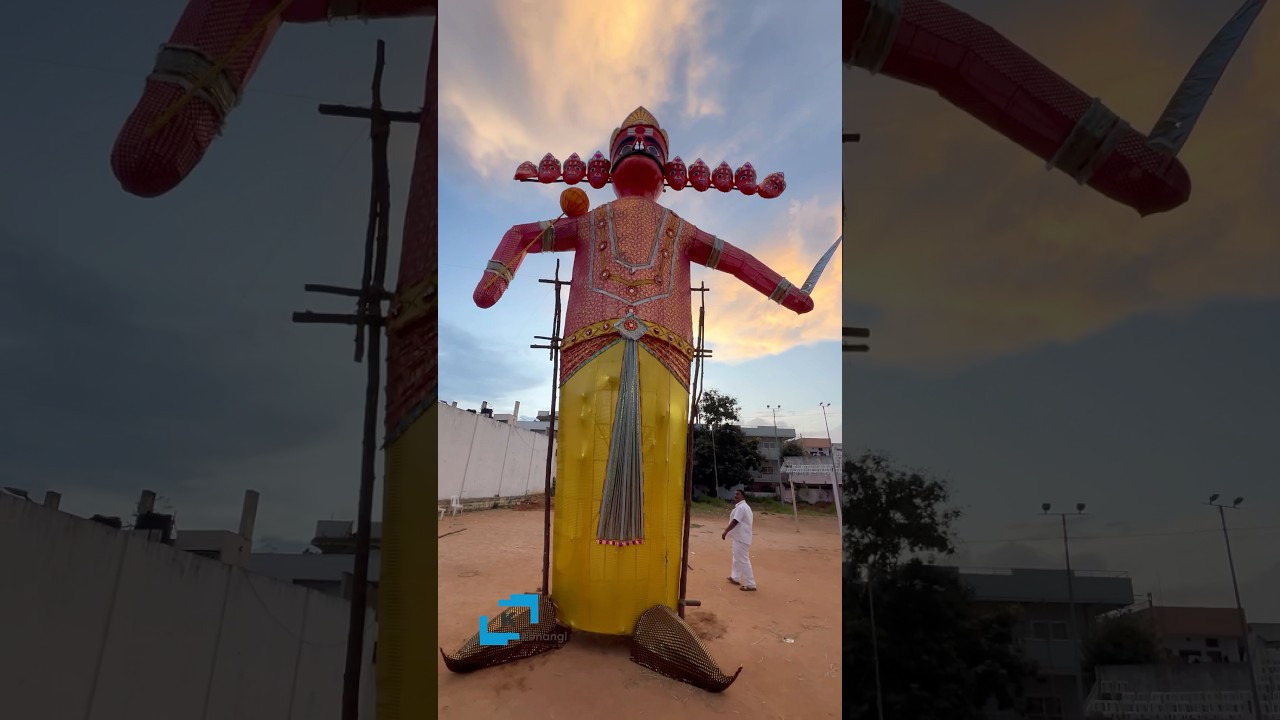 Ravan Dahan | Making of Biggest Ravan big Ravan Dahan | Hyderabad | #RavanMaking #RavanDahan