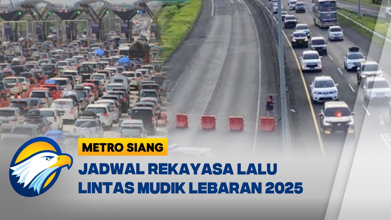 Jadwal Contraflow, One Way dan Ganjil Genap pada Arus Mudik 2025 [Metro Siang]