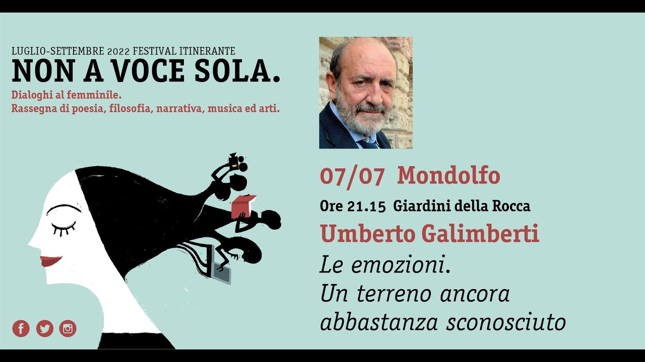 Non a Voce Sola 2022: Umberto Galimberti. Integrale