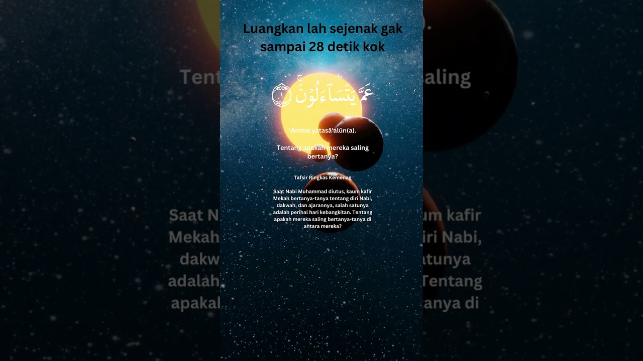 Surah An-Naba ayat 1-3 