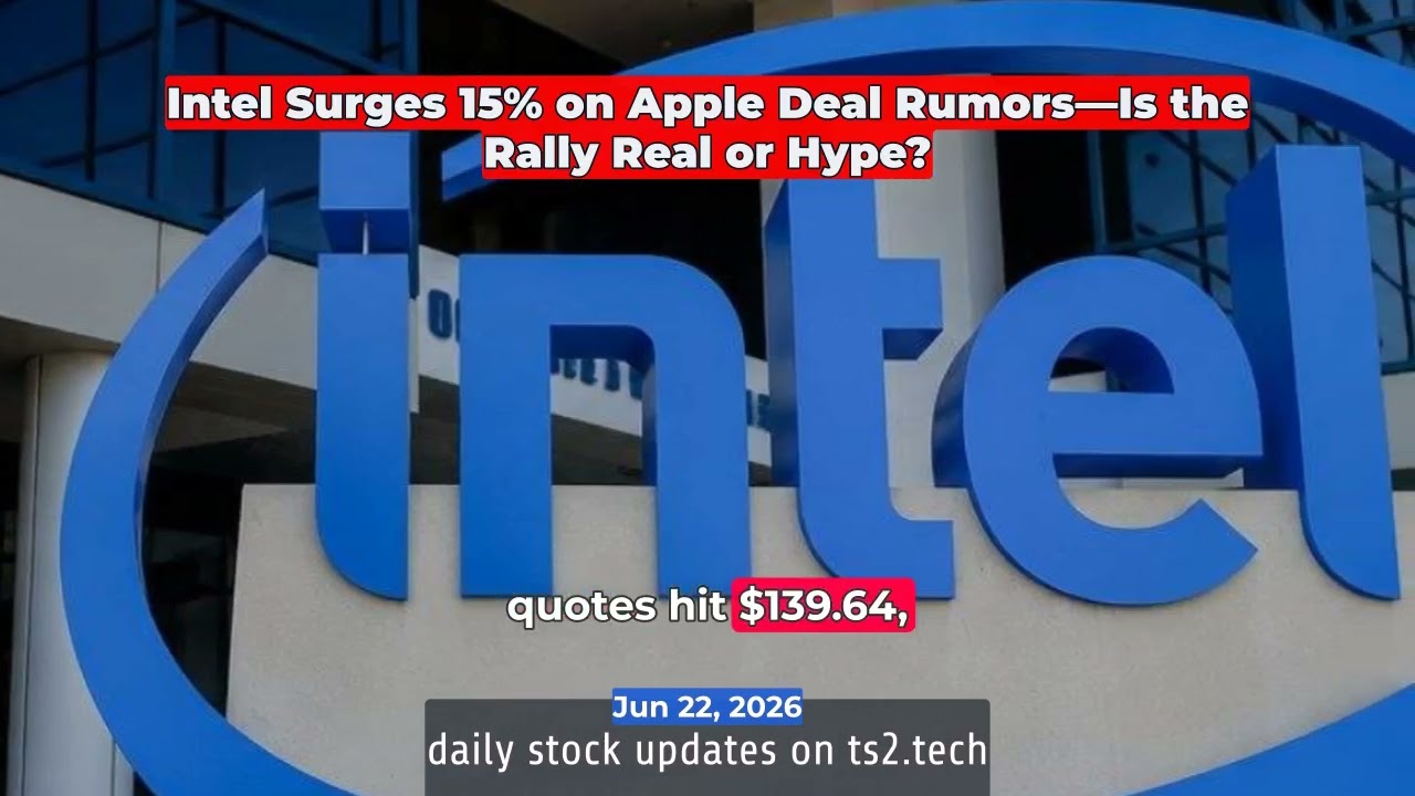 Intel Surges 15% on Apple Deal Rumors&mdash;Is the Rally Real or Hype? #NASDAQINTC #Semiconductors