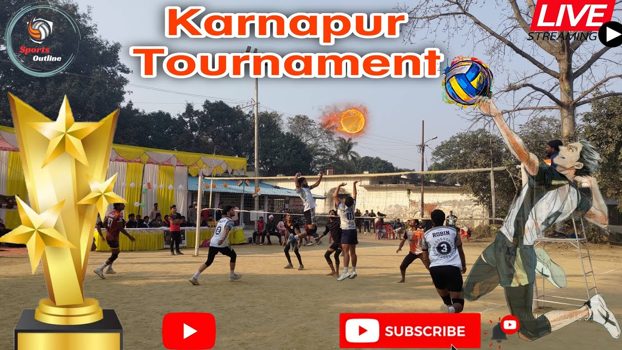 Karnapur Volleyball Tournament Live Streaming @sportsoutline