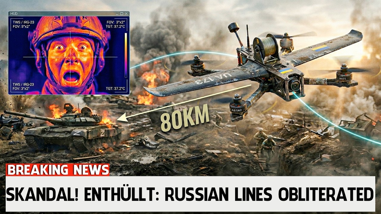 0% Jamming! Ukraine&rsquo;s 50-Mile Fiber Drones Crushing Russian Lines
