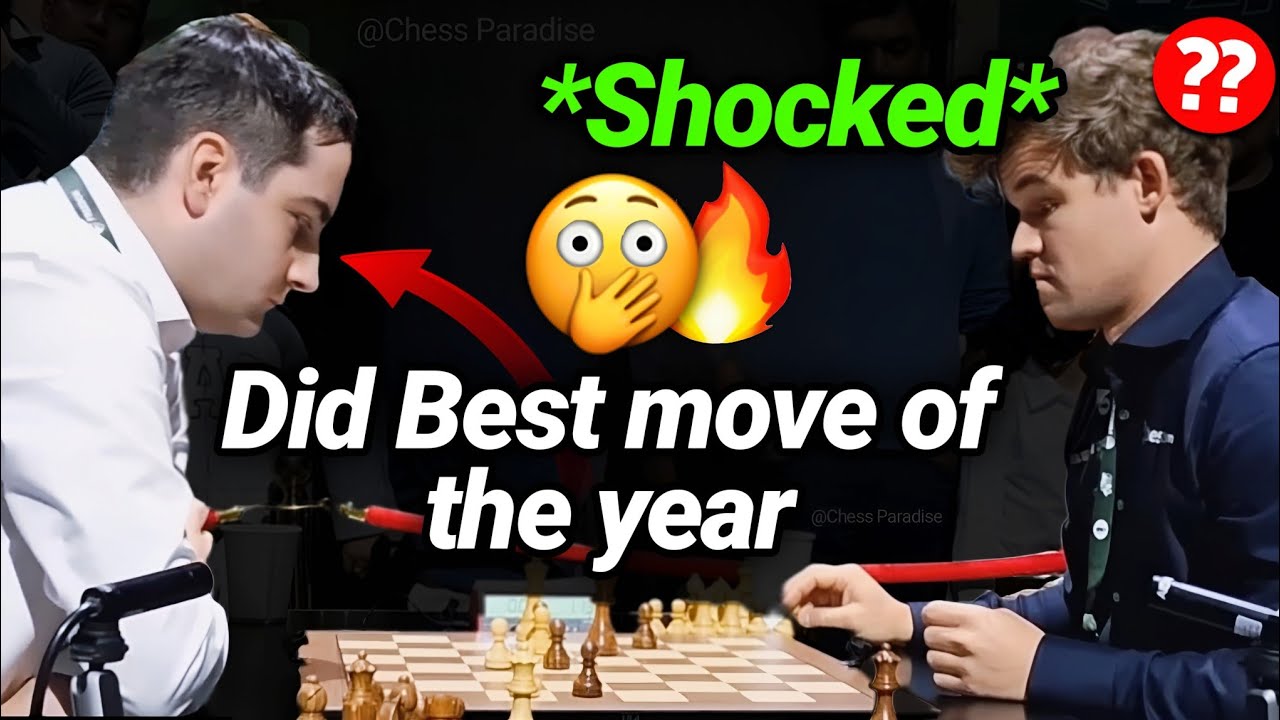 HE SHOCKED MAGNUS WITH THE BEST MOVE OF THE YEAR!!!!