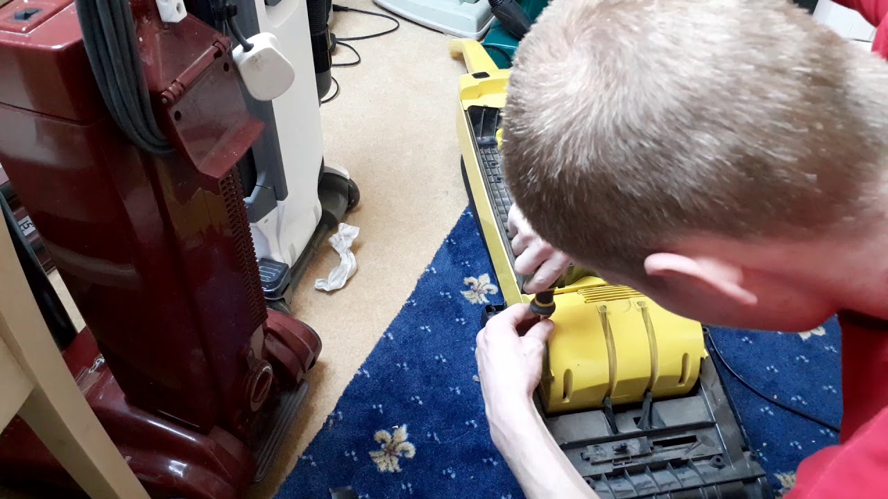 From The Tip: Canary Yellow Hoover Turbopower Motor Service And Maintenance Part 3 Of 4