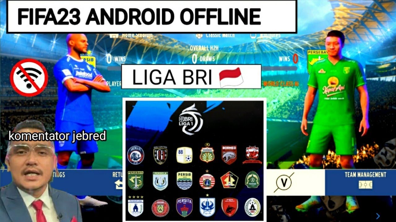 FIFA 16 MOD LIGA BRI UPDATE TERBARU ||KOMENTATOR JEBRED 👌💯