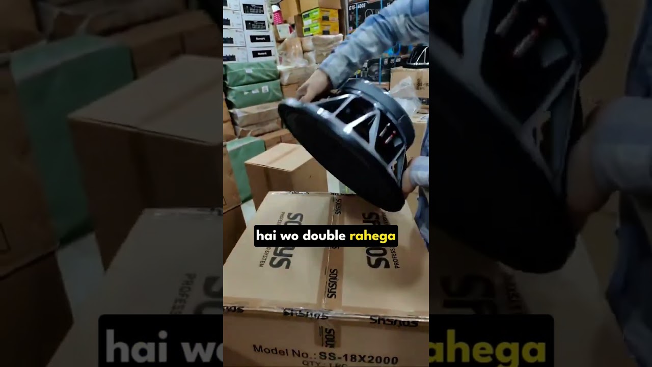18” DJ Speaker Unboxing 🔊 2000W • Bass Beast • 